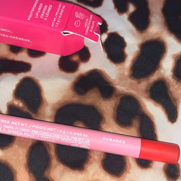 JACLYN Cosmetics Strawberry Feels Poutspoken Lip Liner Crayon in SUGARED New LOT - Picture 15 of 16